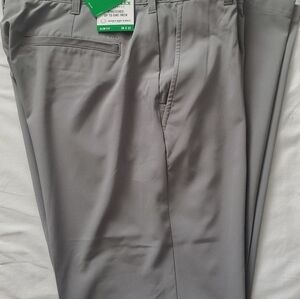 Izod Golf Pants Slim Fit Swing Flex Gray/Cinder Block (36 x 32)